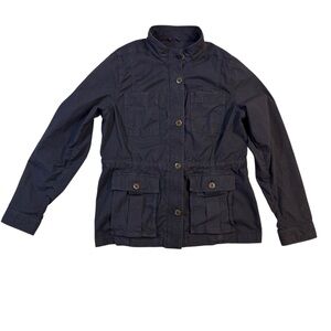L.L. Bean Women's Dark Blue Utility Jacket Style 505030 Size Medium